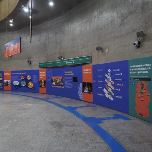 Museu do Ipiranga faz exposição no Metrô Alto do Ipiranga