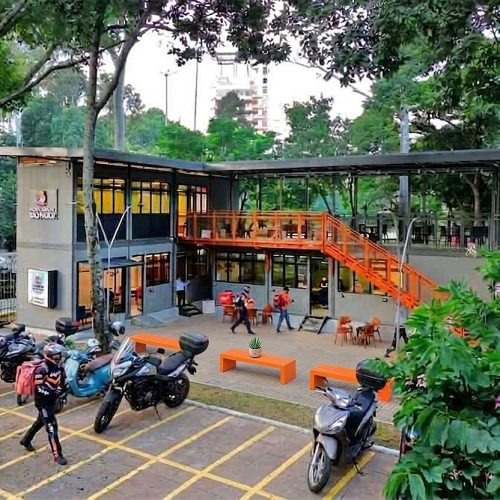 Primeiro Espaço Motoboy da capital, tem estrutura para descanso, alimentação e apoio